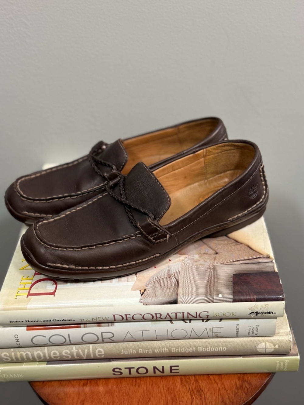 Timberland Dark Brown Leather Penny Loafers - Picture 7 of 16